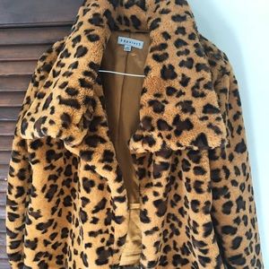 Dope Furry Leopard Print Jacket